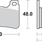 Sbs HS Street Excel Sintered Front Brake Pads For Honda CBR 600 RR 04-18 809HS