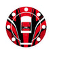Puig Radikal Fuel Cap Protector Red 4255G