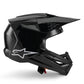 ALPINESTARS SM3 Solid Helmet BLACK-GLO 2025 Model