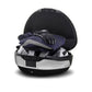 SHAD SH48 Top Box Black/Titanium inc Backrest And Carbon Cover D0B48406R