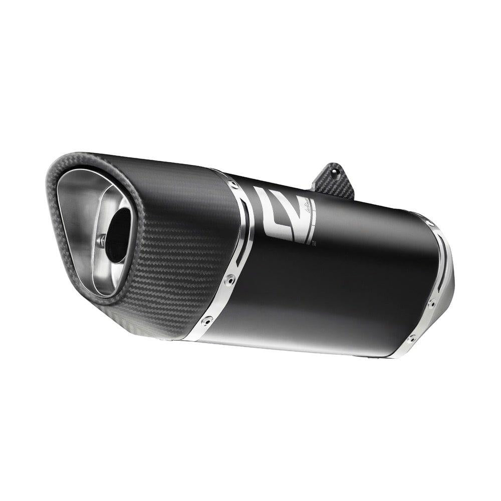 LEOVINCE LV-14R Black Edition Slip-On Muffler for KAWASAKI ZX6R 19-26 15625B