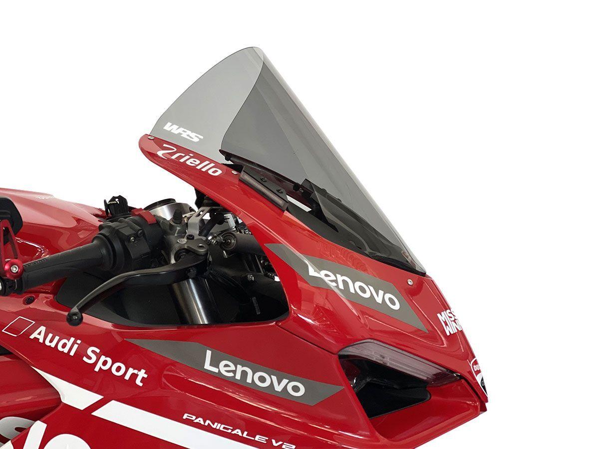 WRS Windscreen Race For Ducati Panigale V2 955 2020-2024 Dark Smoke Each DU009FS