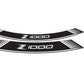 Puig Wheel Rim Stickers White 20533N