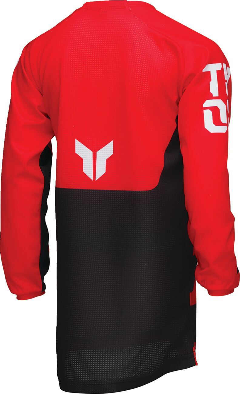 THOR Youth LAUNCHMODE Forge Jersey RED 2024 Model