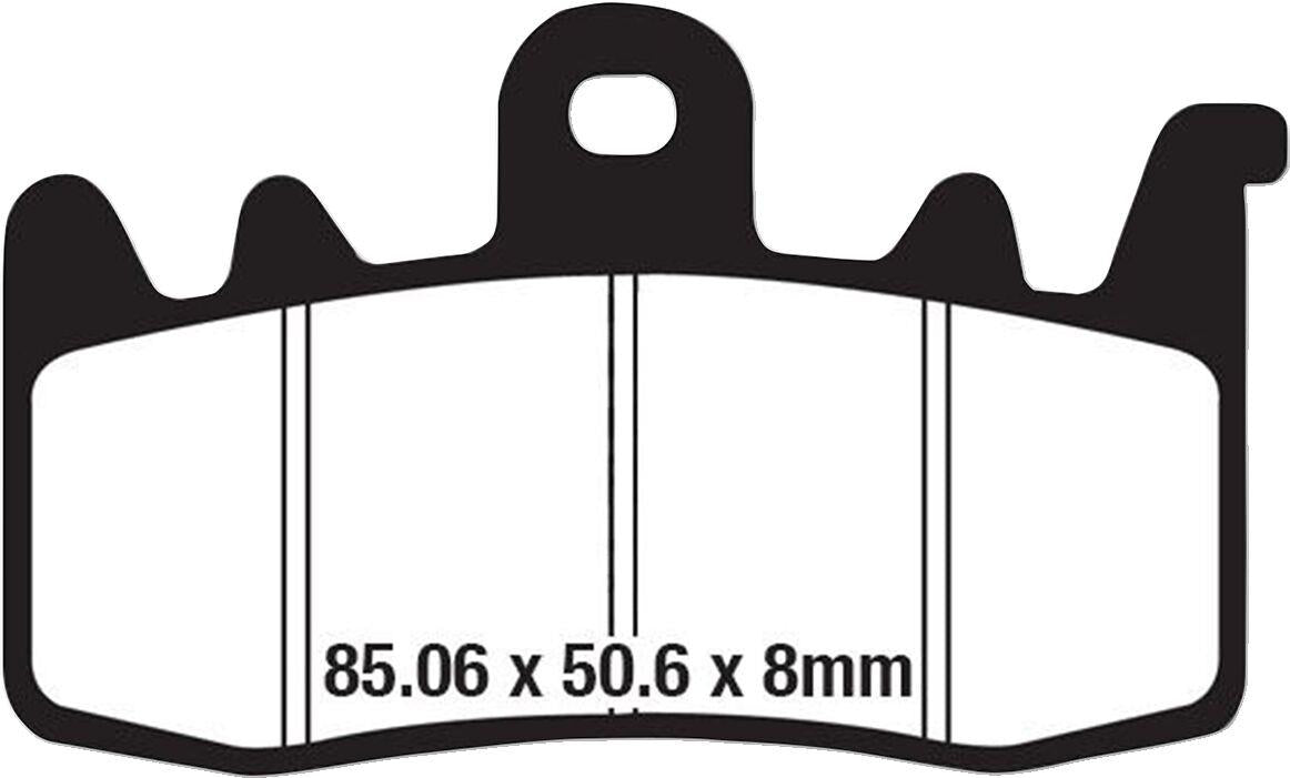 Ebc Sintered Road Race Brake Pads For Ducati Monster 937 2011-2026 GPFAX630HH