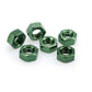 PUIG M8 Nuts x 6 Green Universal 0863V