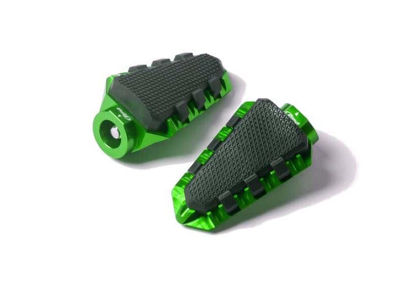 Puig Trail Footpegs Green 6254N
