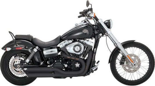 Vance & Hines 3" Round Twin Slash Slip-On Mufflers For HD FXDF 1690 08-17 46845