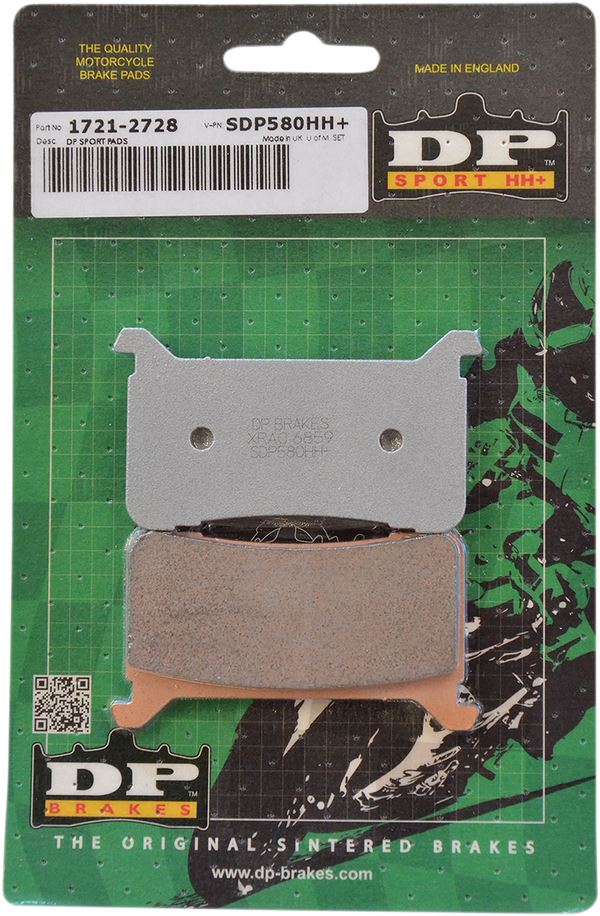 Dp Brakes SDP Sport HH+ Sintered Brake Pads For Honda CBR 600 RR 17-25 SDP580HH+