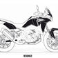UNIRACING Decal Kit AFRICA TWIN REPLICA K50462