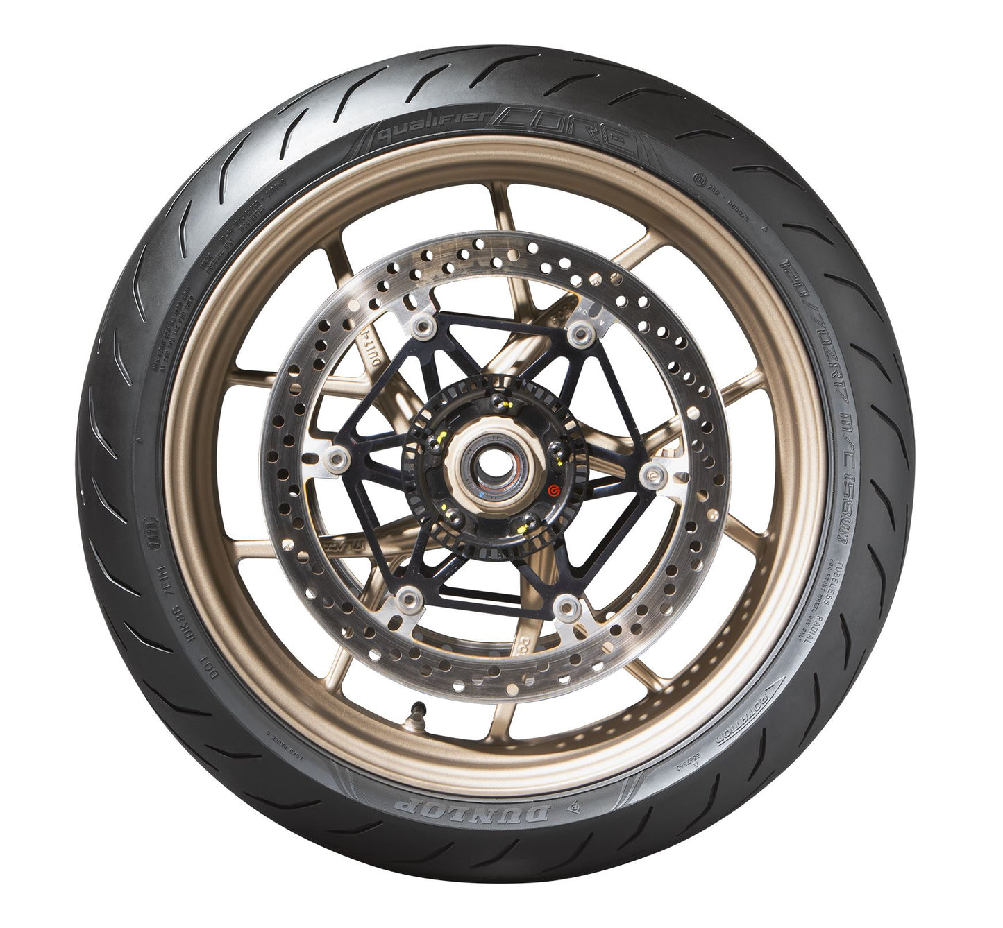 DUNLOP Qualifier Core  Motorcycle Tyre 200/50ZR17 (75W) TL 637860