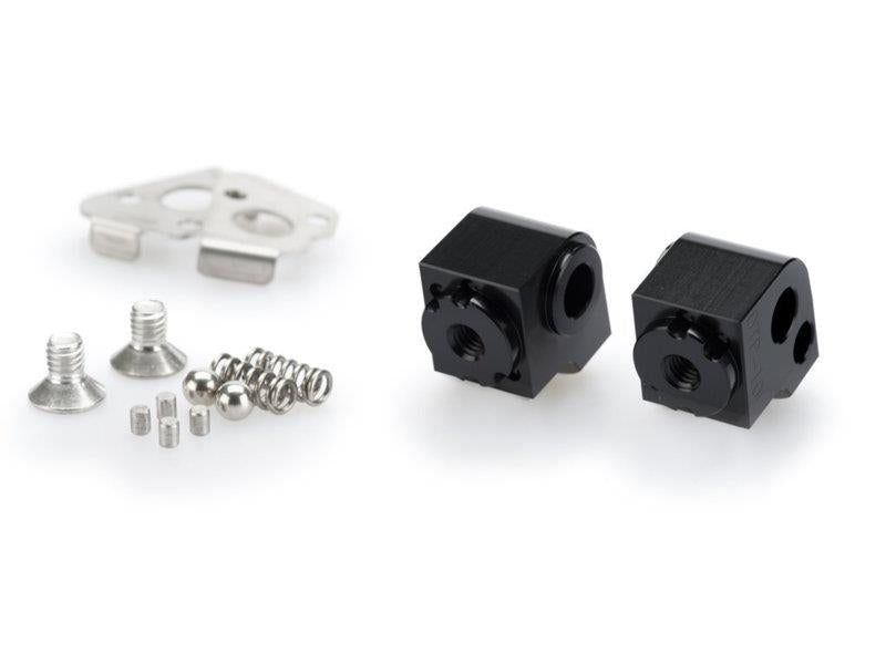 Puig Pillion Adjustable Footpeg Adaptors Black 8100R