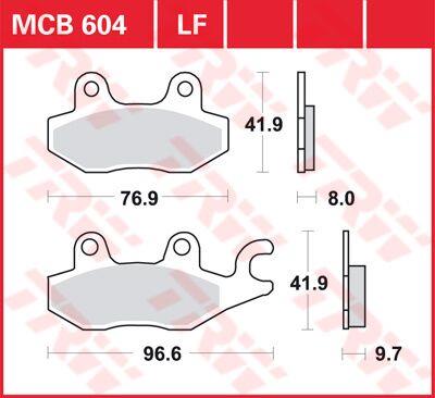 Trw All Round Sintered Metal Brake Pads For Triumph Tiger 1050 1990-2020 MCB604