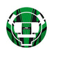 Puig Radikal Fuel Cap Protector Green 1558N