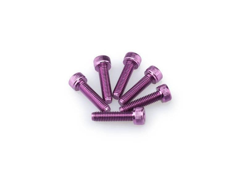PUIG M5 20mm Allen Screws x 6 Purple Universal 0147L