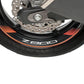 Puig Wheel Rim Stickers Orange 9262V