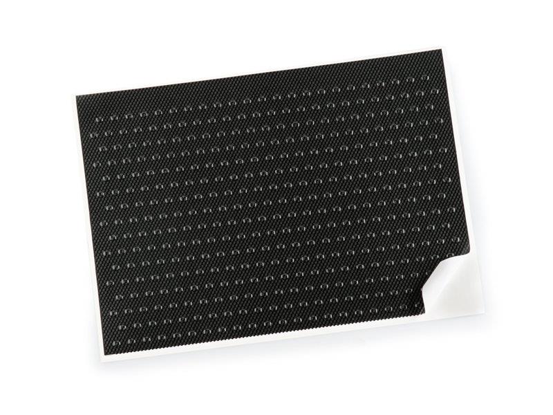 PUIG Embossed Adhesive Tank Pad Protection Sheet Carbon Look Universal 4557C