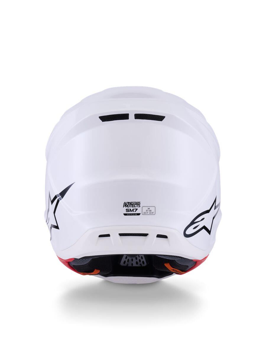 ALPINESTARS SM7 Helmet WHITE-GLO 2025 Model