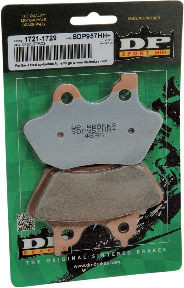 Dp Brakes Sintered Metal Brake Pads For Harley FLHR 1584 2004-2007 SDP957HH+