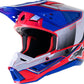 Alpinestars Supertech SM5 Sail Blue & Red Mx Helmet