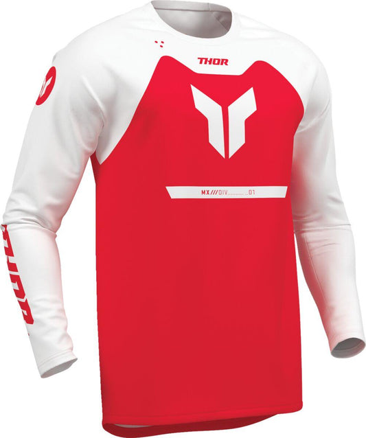 THOR Youth Ridemode Menace Jersey White/Red