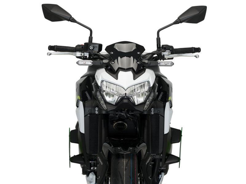 PUIG Naked Downforce Spoilers Black for Kawasaki Z900 20-24 20284N