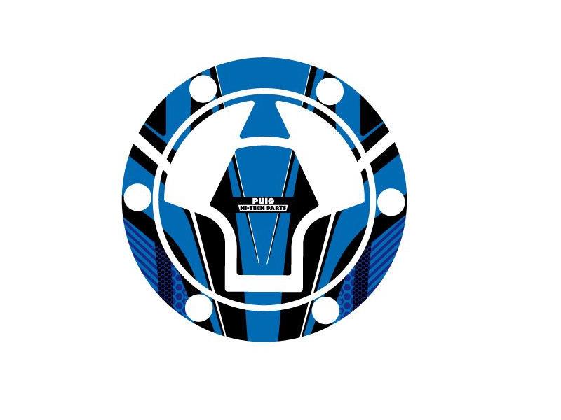Puig Radikal Fuel Cap Protector Blue 20874N