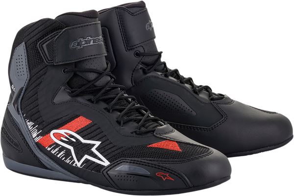 Alpinestars Shoe Fast3-Rk Blk/Gy/Red 13 Black White Red