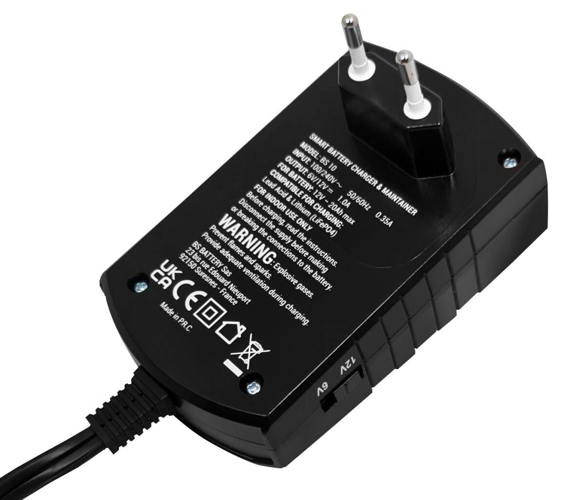 Bs Battery SMART Battery Charger & Maintainer For Aprilia SR GT 125 88-24 700516