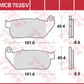 Trw SV Series Sindered Brake Pads For Harley XL 883 N 2004-2017 MCB753SV