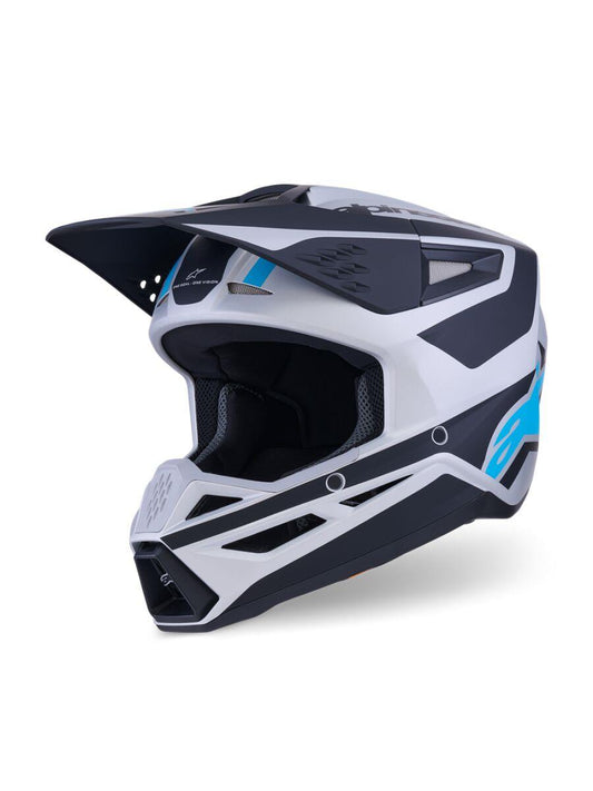 ALPINESTARS SM3 Heat Helmet SILV/BL/BLK 2025 Model