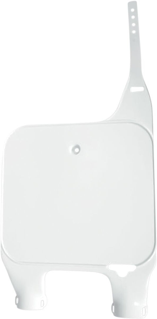 UFO FRONT NUMBER PLATE HONDA CR125/250/500 WHITE HO02629-041