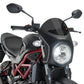 PUIG Retro Black Semi Fairing And Screen 195mm Dark Smoke for Suzuki SV 650 16-25 3169F