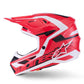 ALPINESTARS SM7 Deed Helmet RED/BLK/WH 2025 Model