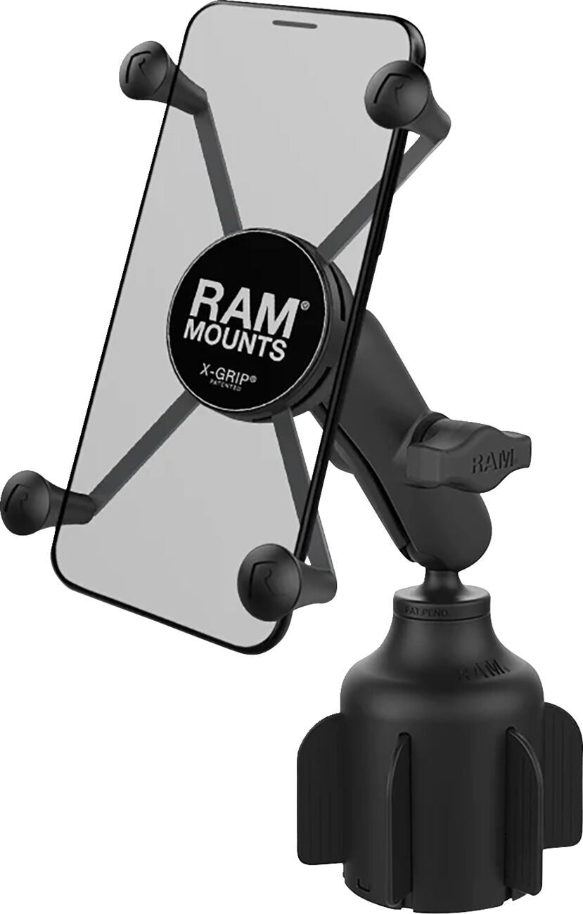 RAM MOUNTS X-Grip® Large Phone Mount with Stubby™ Cup Holder Base