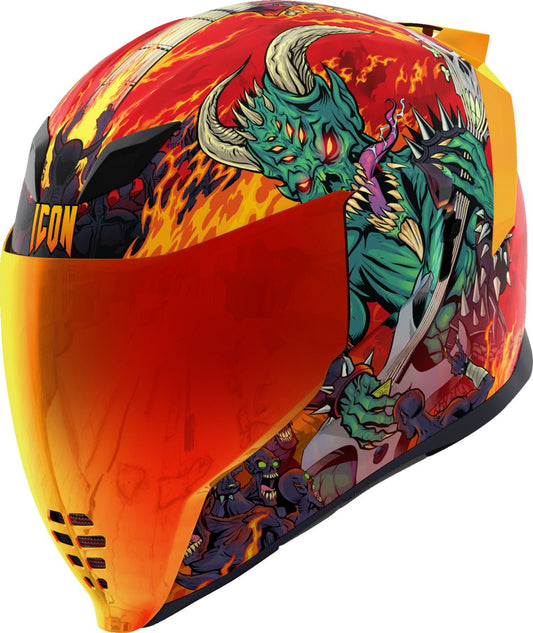 Icon Street Helmet Airflite™ Blegh Mips® Red Model