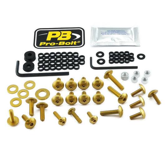 Pro Bolt Aluminium Fairing Bolt Kit For Kawasaki ZZR 1400 2012-2020 FKA371G