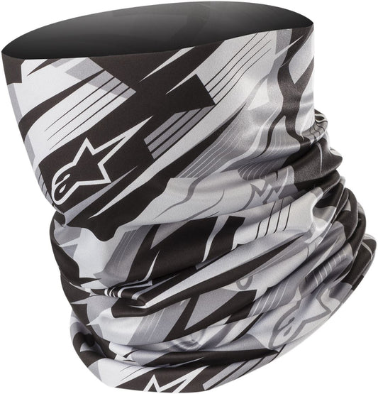 Alpinestars Necktube Blurred (Black/Grey) One Size