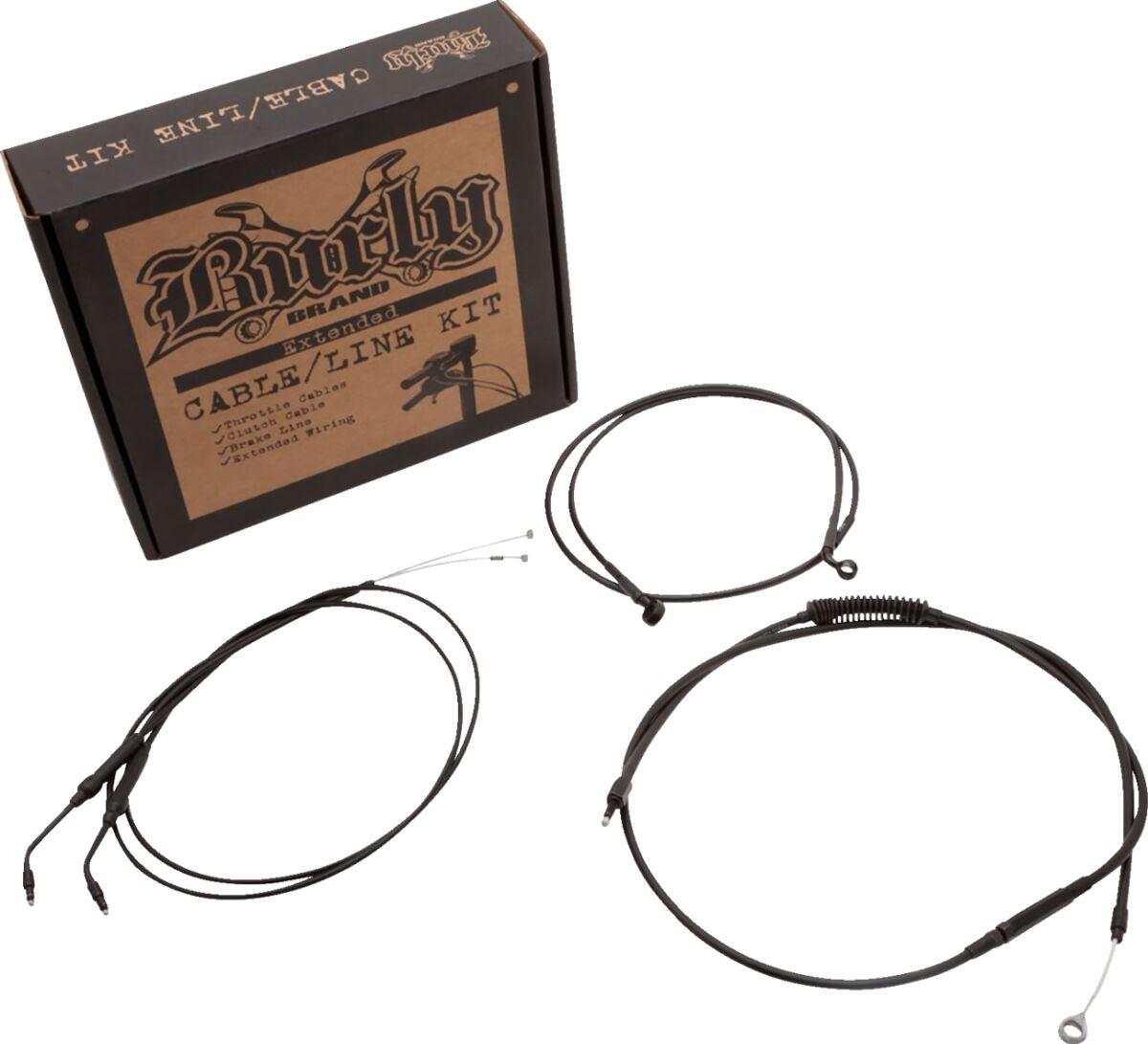 Burly Brand Jail Bar Cable Kit For Harley Davidson XL 1200 C 2007-2013 B30-1139