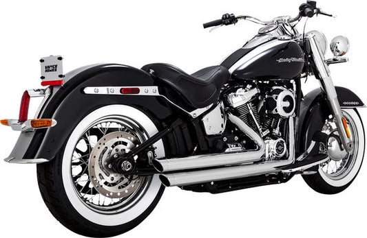 VANCE + HINES Big Shots Staggered 2-into-2 Exhaust System STAG.CHR.ST 17341