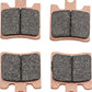 Sbs HS Street Sintered Front Brake Pads For Yamaha FJR 1300 2006-2020 740HS