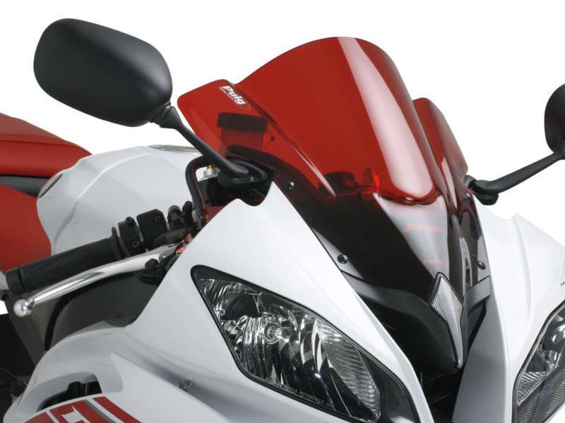 PUIG Z-Racing Screen Red for Yamaha YZF R6 08-16 4635R