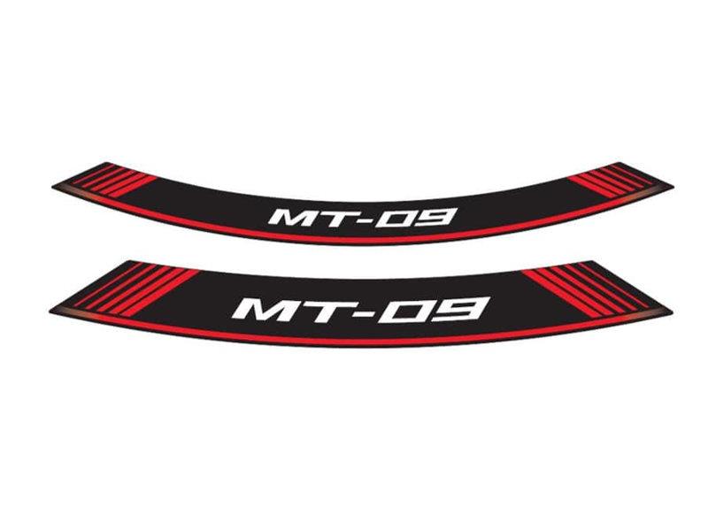 PUIG Wheel Rim Stickers Red for Yamaha MT-09/SP/SportTracker/StreetRally 13-20 9135R