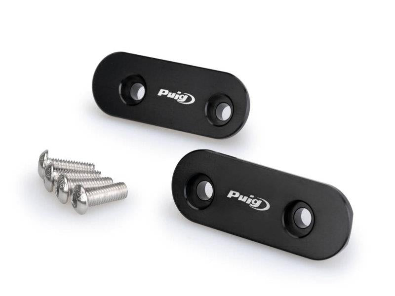Puig Mirror Screw Caps Black 8016N
