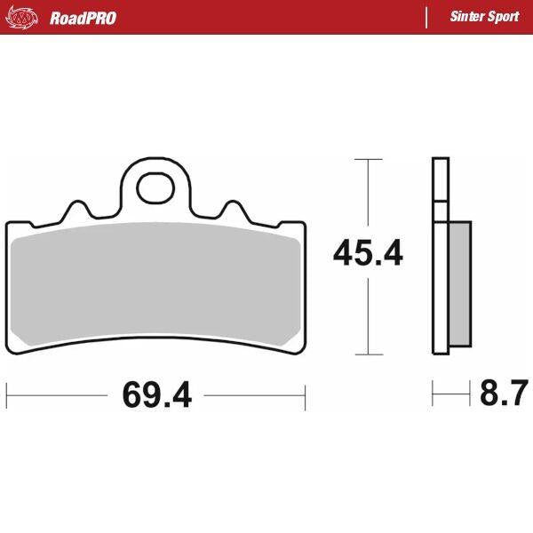 Moto-Master RoadPro Sinter Sport For KTM Adventure 390 2011-2026 407605