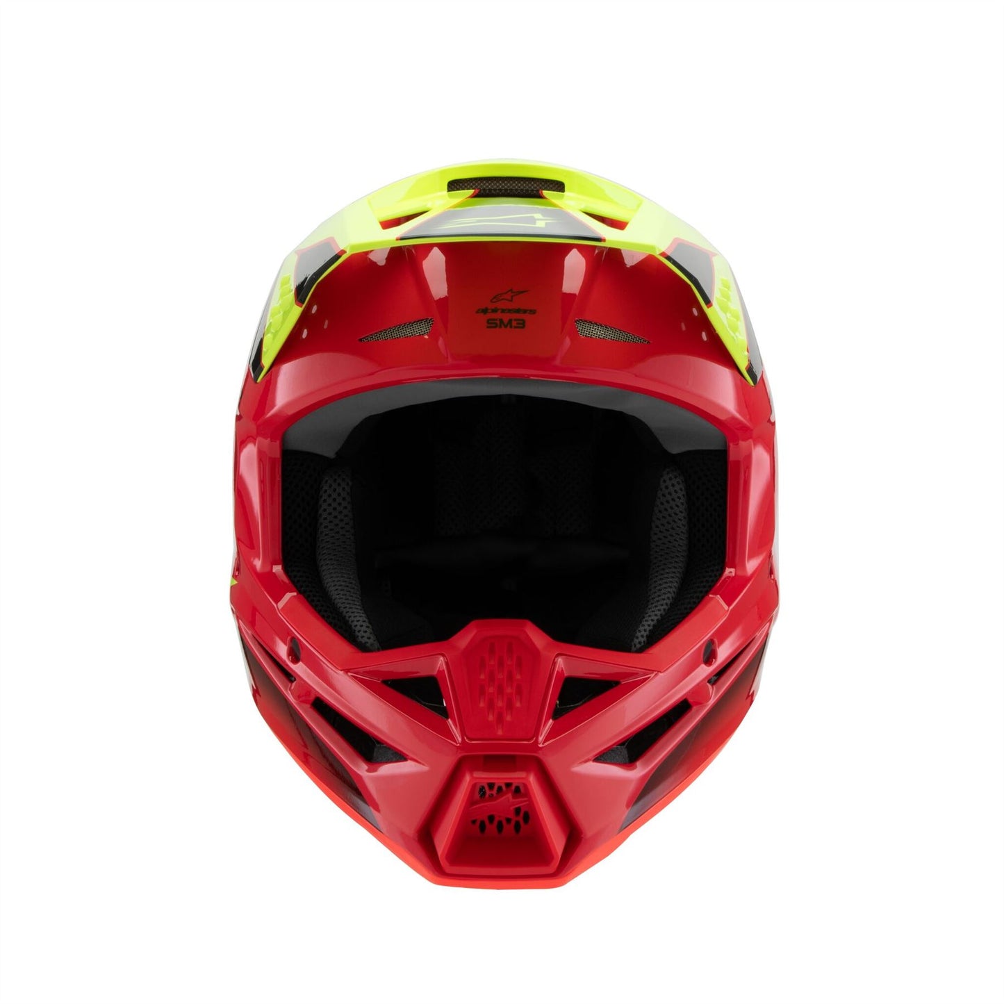 ALPINESTARS Youth S-M3 Fray Red/Yellow MX Helmet