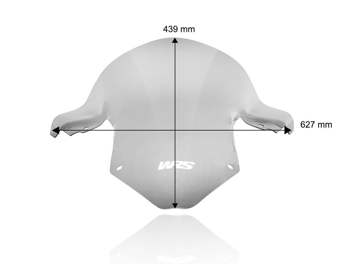WRS Windscreen Race For BMW S 1000 RR 2023-2024 Dark Smoke Each BM051FS