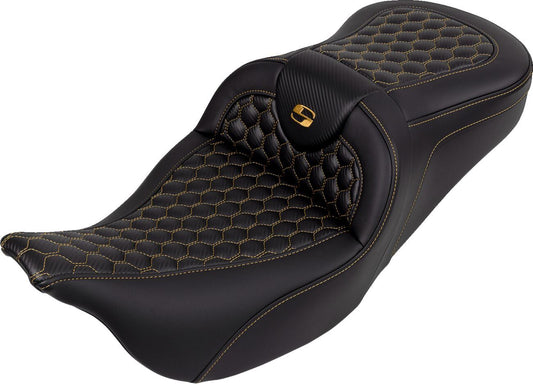 Saddlemen Honeycomb Roadsofa Saddlehyde Seat Without Backrest For Harley Davidson FLHXS 1868 ABS 08-23 808-07B-18907