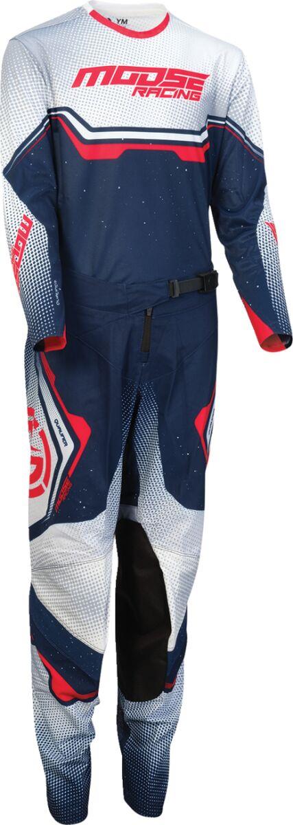 Moose Racing Jersey Youth Qualifier Red/White/Blue