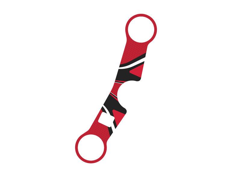 Puig Radikal Yoke Protector Red 20644R